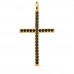 Cruz Oro 18 kt Piedras